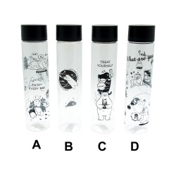 Water Bottle Bear Black